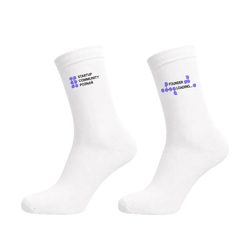 White socks "Founder Loading"